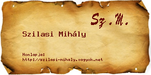 Szilasi Mihály névjegykártya